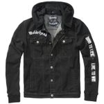 Brandit Motörhead Cradock Denim Jacket Rock Band Metal Music Merch Black/Black