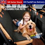 Hard Bottom Back Seat Extender Pet Car Seat Cover Dog Safety Protector Hammock