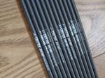 12 x Carbon Tech Cheetah 35/60 Shafts with field inserts and insert nocks