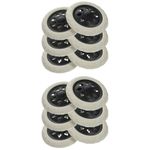 Rubber Foam Cart Wheels Replacement for Shopping Trolley and Wheelchair