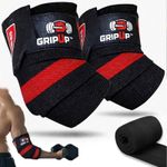 GripUp Elbow Support Wraps Weightlifting Sleeves Compression Straps Gym Fitness