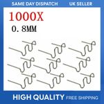 1000pcs 0.8mm Hot Staples Plastic Welding Wave Stapler For Car Bumper Repair NEW