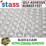 RUBBER FEET Self Adhesive Bumper Stops, Sound Dampening Door Buffer Rubber Pads