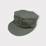 USMC US MARINES OLIVE DRAB 8 POINT UTILITY CAP COVER. EGA EMBLEM. MEDIUM. 58 cm