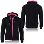 Ladies Motorbike Fleece Hoodie MotorCycle Removable CE Armoured Safety Jacket UK