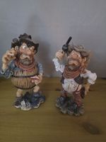 2 X Crazy Cowboy Figures