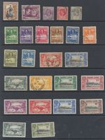 Sierra Leone Stamps 1932-1938 SG155/62;169;171;188/9;190a;191a;192/3;195/6
