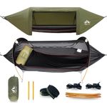 Portable Nylon Hammock Outdoor Garden 1-2 Person Camping Hanging Swing Travel