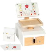 Small Foot White Wooden Vegetable Scale "Fresh"