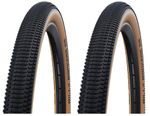 PAIR Schwalbe BILLY BONKERS 26 x 2.10 BRONZE WALL Dirt Jump Bike TYRES