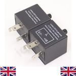 Adjustable LED Indicator Relay 3 Pin 12v Fast Fix Flasher Motorbike Motorcycle