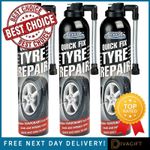 PUNCTURE REPAIR KIT QUICK FIX CAR EMERGENCY TEMPORARY INFLATE FLAT TYRE 300ML