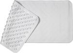 Croydex Rubagrip Bath Mat Non Slip Anti Mould 74 x 34 cm (Rectangular), White 