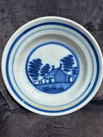 Large C18th Fine Quality Antique 32cm 12.7" Delft Plate English