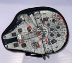 Star Wars Lego Millennium Falcon Lego Mini Figures Storage Play Case zip bin