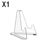 10-30X Clear Acrylic Trading Card Stands for Coins Sports Cards Display Holder
