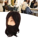 Male Mannequin Head 9.8in Handmade Real Human Hair Barber Mannequin Head NOW