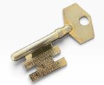 TV Memorabilia - Original Through The Keyhole Key - David Frost