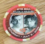 UFC Bitter Rivals $5 Casino Chip Sylvia Arlovski Ortiz Vs Shamrock Memorabilia 