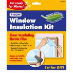 Window Insulation Kit Double Glazing Shrink Film Draught Excluder Condensation