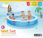 Intex Swim Center Family Lounge Pool 💦 Inflatable with Built-In Seats – Age 3+