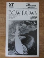 Rare programme BRIAN COX MORAG HOOD  1977 Limited run BOW DOWN Cottesloe NT