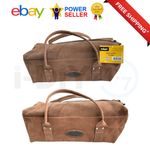 Rolson 450mm Heavy Duty Leather Contractors Tool Bag Suede Leather