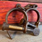 Property Of Alcatraz Prison Adjustable Handcuffs Iron Cuffs