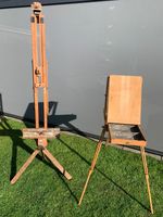 Winsor & Newton Antique Folding Easel and French Travel Easel