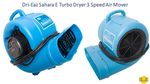 Dri-Eaz Sahara E-Turbo Dryer Air mover 230V Blower Fan carpet flood industrial