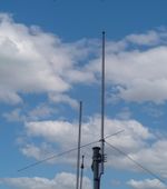 Q-30 10M/6M/2M/70CM QUAD BAND BASE ANTENNA - Marine Quality - Repairable