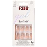 Kiss False Nails Gel Fantasy Collection Nails with Glue Included - Fanciful
