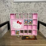 Display Shelf for Bitty Pop stand mini figures Hello Kitty themed 18 slots unit