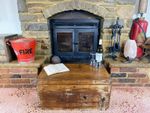 Old Antique Pine Chest, Vintage Wooden Storage Trunk, Blanket Box, Coffee Table.