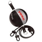 York Double End Speed Ball Floor to Ceiling Boxing Set with Straps and Brackets