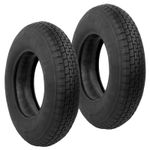 2pc INNER TUBES AND TYRES WHEELBARROW STRIGHT VALVE PNEUMATIC RUBBER 4.80/4.00-8