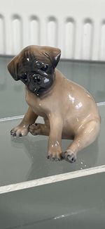 Royal Copenhagen Denmark Pug Puppy Dog Figurine  #3169 by Th.Madsen 1988