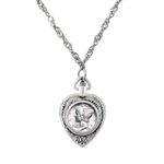 NEW American Coin Treasures Silver Mercury Dime Heart Coin Pendant & Watch 6100
