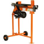 FM8T-TC 5 Ton Electric Log Splitter with Work Bench, Guard & Stand