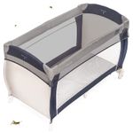 Zamboo Universal Mosquito Net for Travel Cot, 1 Stück (1er Pack), Grey