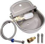 StainlessSteel Water Trough Bowl Automatic Drinking Drinker Dog Horse Sheep