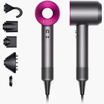 Dyson Supersonic Professional Hair Dryer Grey/Pink with Diffuser & Attachment