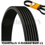 ContiTech V-Ribbed Belt - 6PK2280 , 6 Ribs - Fan Belt Alternator, Drive Belt