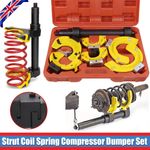 Heavy Duty Coil Spring Strut Compressor Clamp Shock Absorb Pressure Removal Tool