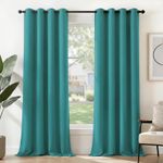 Deconovo Noise Reducing Kids Blackout W 52" x L 96" (2 Panels), Turquoise