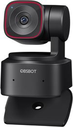 OBSBOT Tiny 2 Lite 4K Webcam AI-Powered Framing & Gesture Control 90-Degree Wide