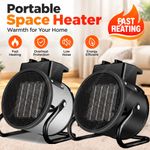 High-power Fan Heater 2000W-3000W Portable Efficient Space Heater Home Workshop