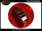 Metal Flake Flame Red Small size .004 Hex 50g Metallic Glitter Automotive Grade