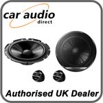 Pioneer G-Series TS-G170C - 6.5" 17cm 300 Watts 2 Way Component Door Speakers BN