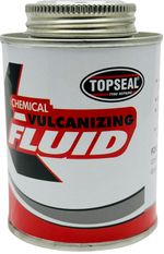 Topseal Fast Drying Vulcanizing Cement Tyre Repair Glue 250ml Tin With Brush
